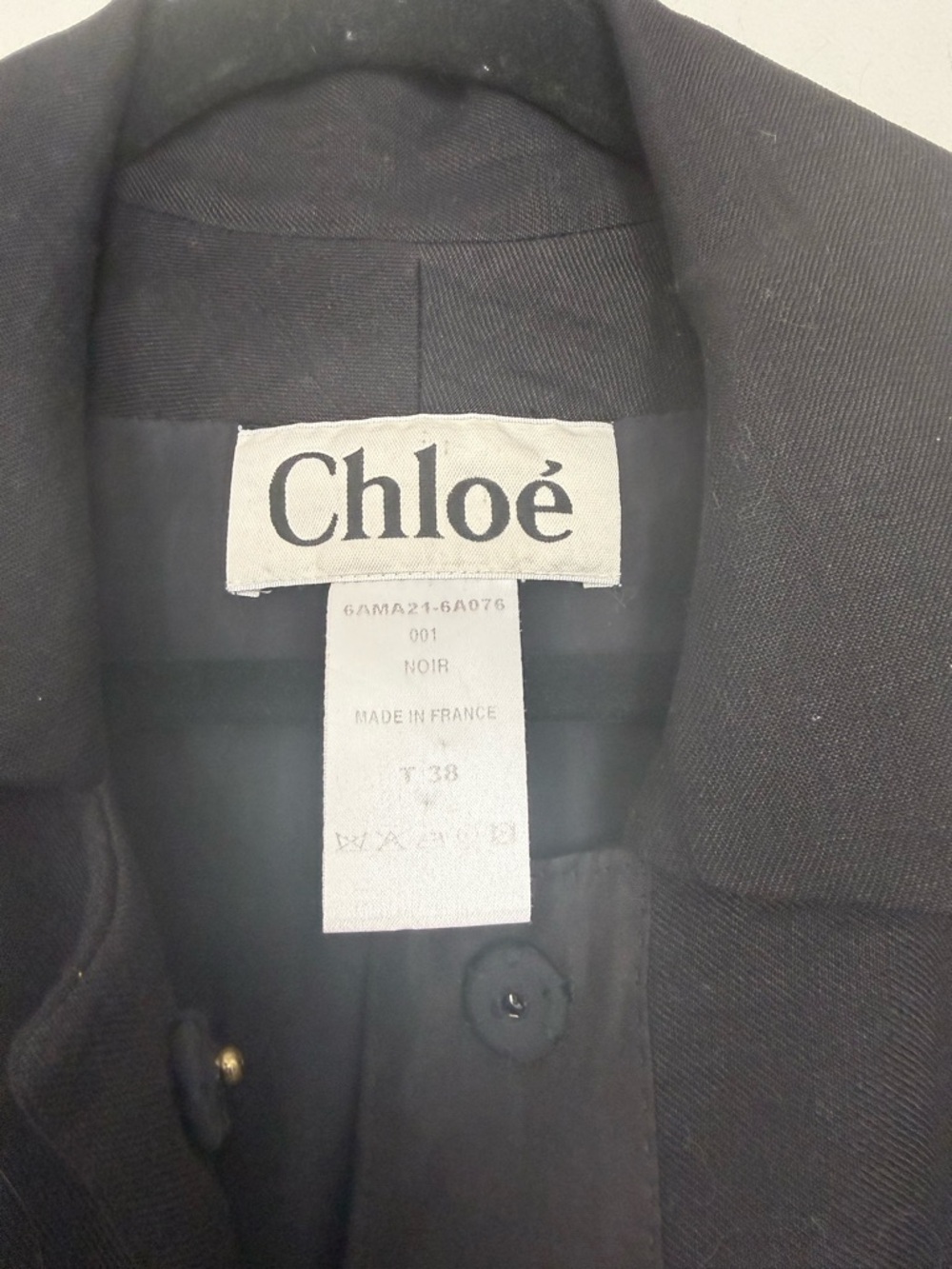 Chloe black coat - Picture 2 of 8